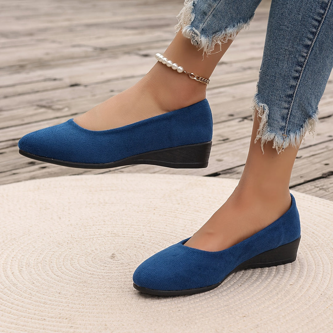 Éliane™ – Comfortabele ballerina's met een sleehak