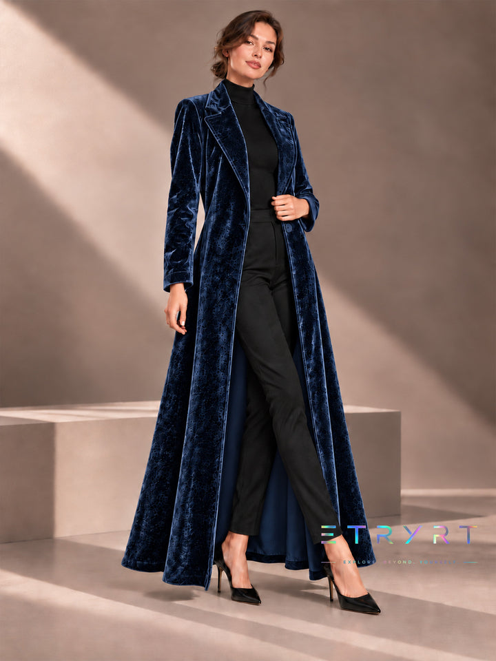 Béatrice | Lange open velvetjas