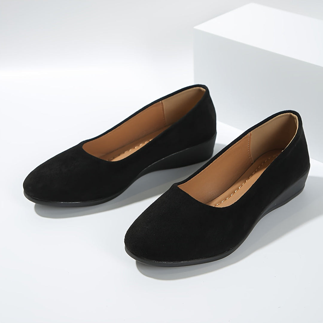 Éliane™ – Comfortabele ballerina's met een sleehak