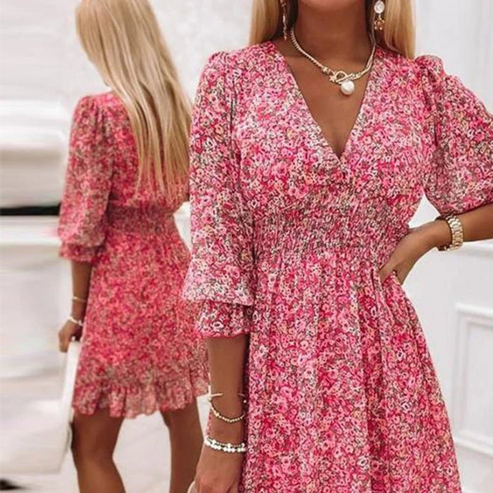 Sunna - Elegante Bloemenjurk