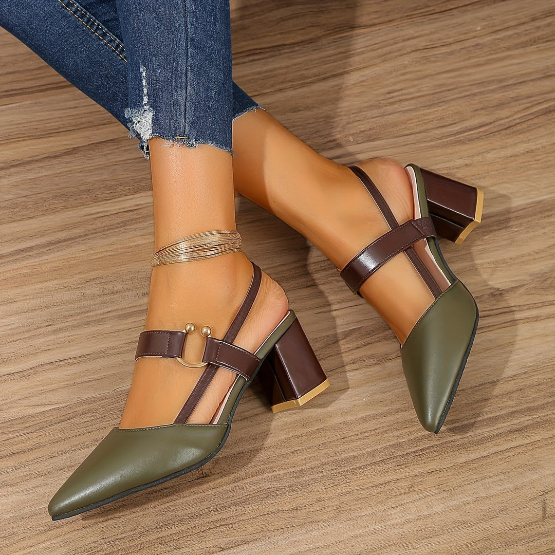 Claudette™ – Elegante en comfortabele hakken met bandje
