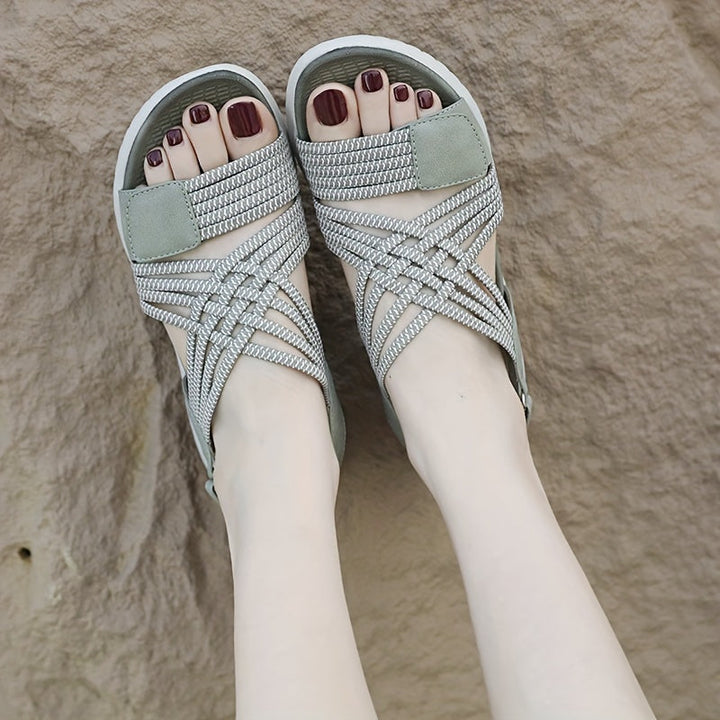 Soline | Sport-Chic Sandalen met Hoge Zool