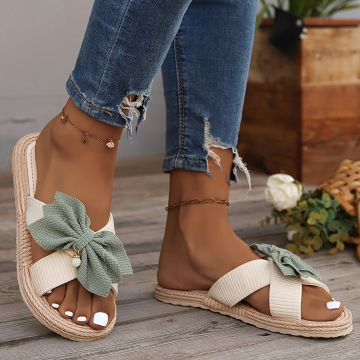 Elmira | Elegante Platform Sandalen met Strik