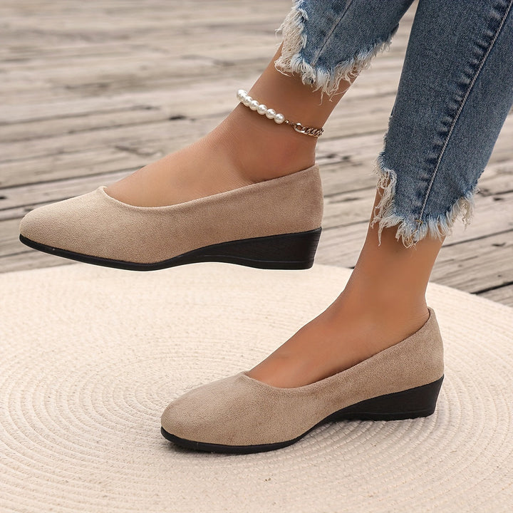 Éliane™ – Comfortabele ballerina's met een sleehak