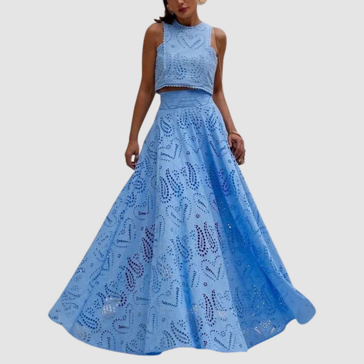 Tallie™ Verfijnde Twee-Delige Set | Elegante Twee-Delige Set voor Zomerse Chic