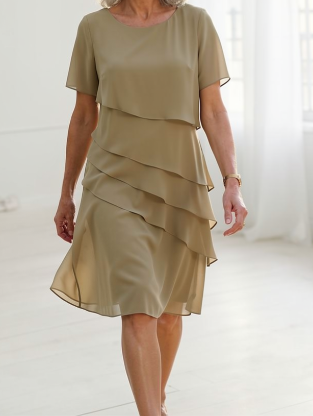Juliette – Elegante en vloeiende jurk met ruffles