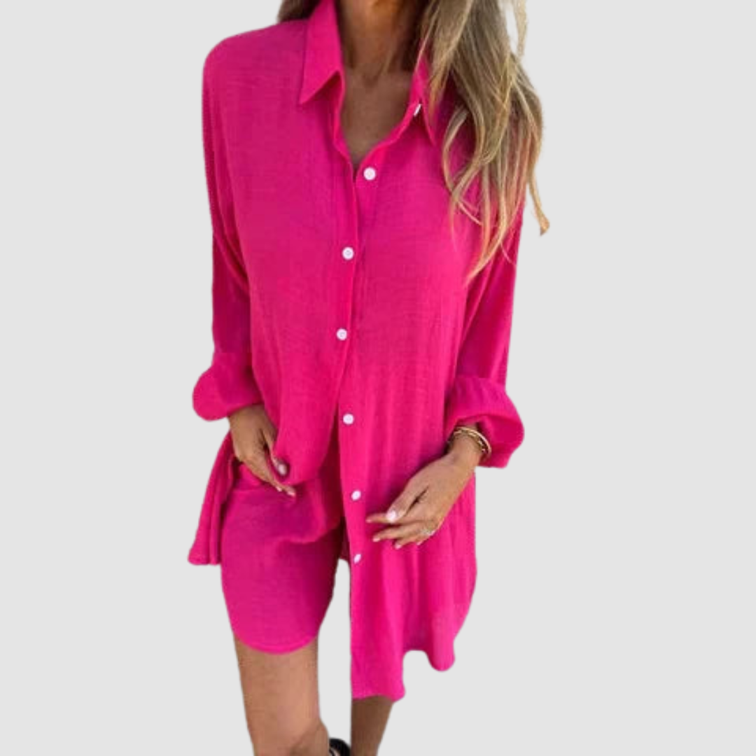 Gennie™ Stijlvolle Twee-delige Set | Cropped Blazer en Pantalonrok