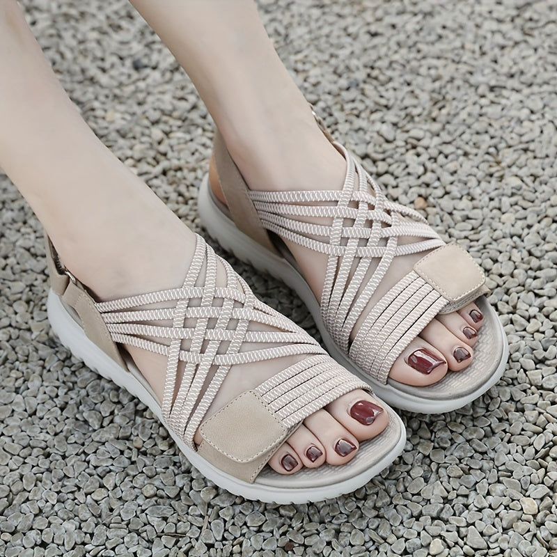 Soline | Sport-Chic Sandalen met Hoge Zool