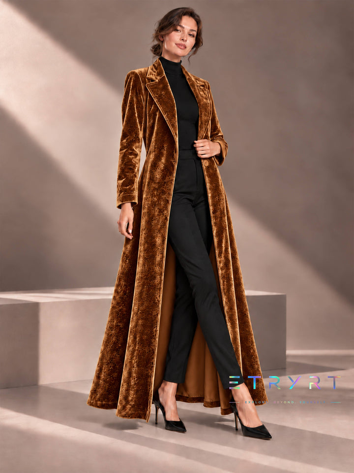 Béatrice | Lange open velvetjas