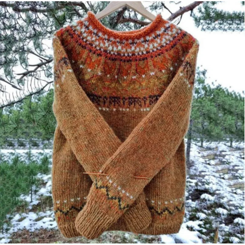 Edith | Warme trui met klassieke winterdetails