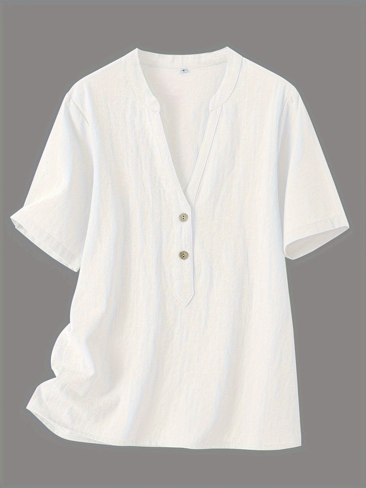 Tara - Elegante blouse met V-hals