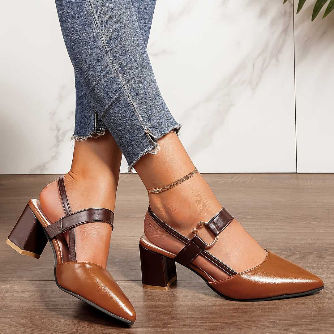 Claudette™ – Elegante en comfortabele hakken met bandje