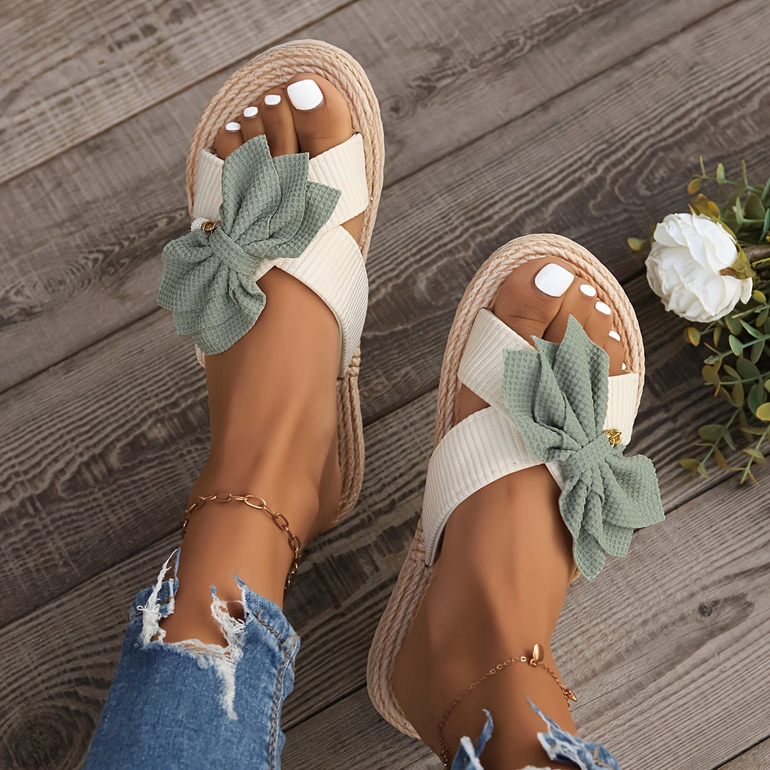 Elmira | Elegante Platform Sandalen met Strik