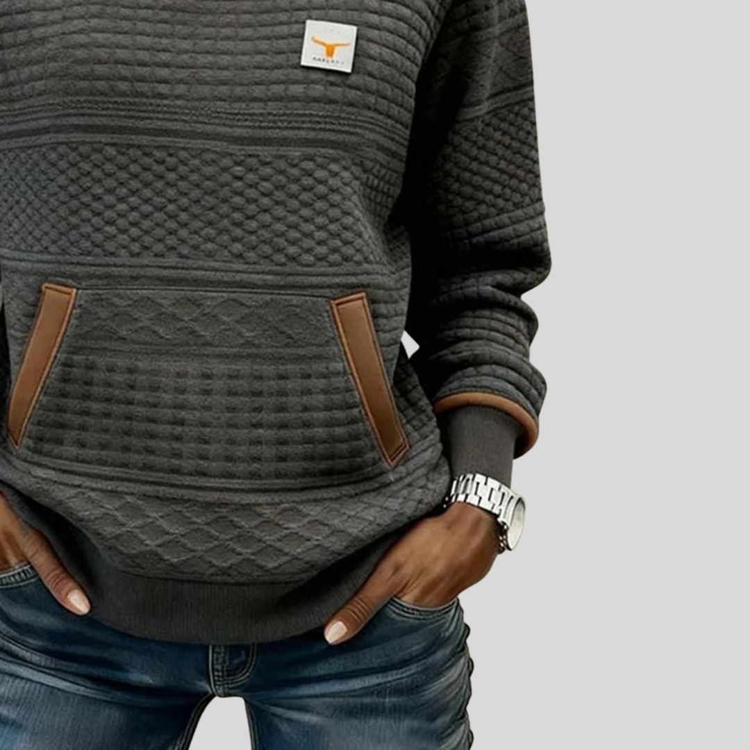 Noelle™ | Crew Neck Kleurblok Sweatshirt