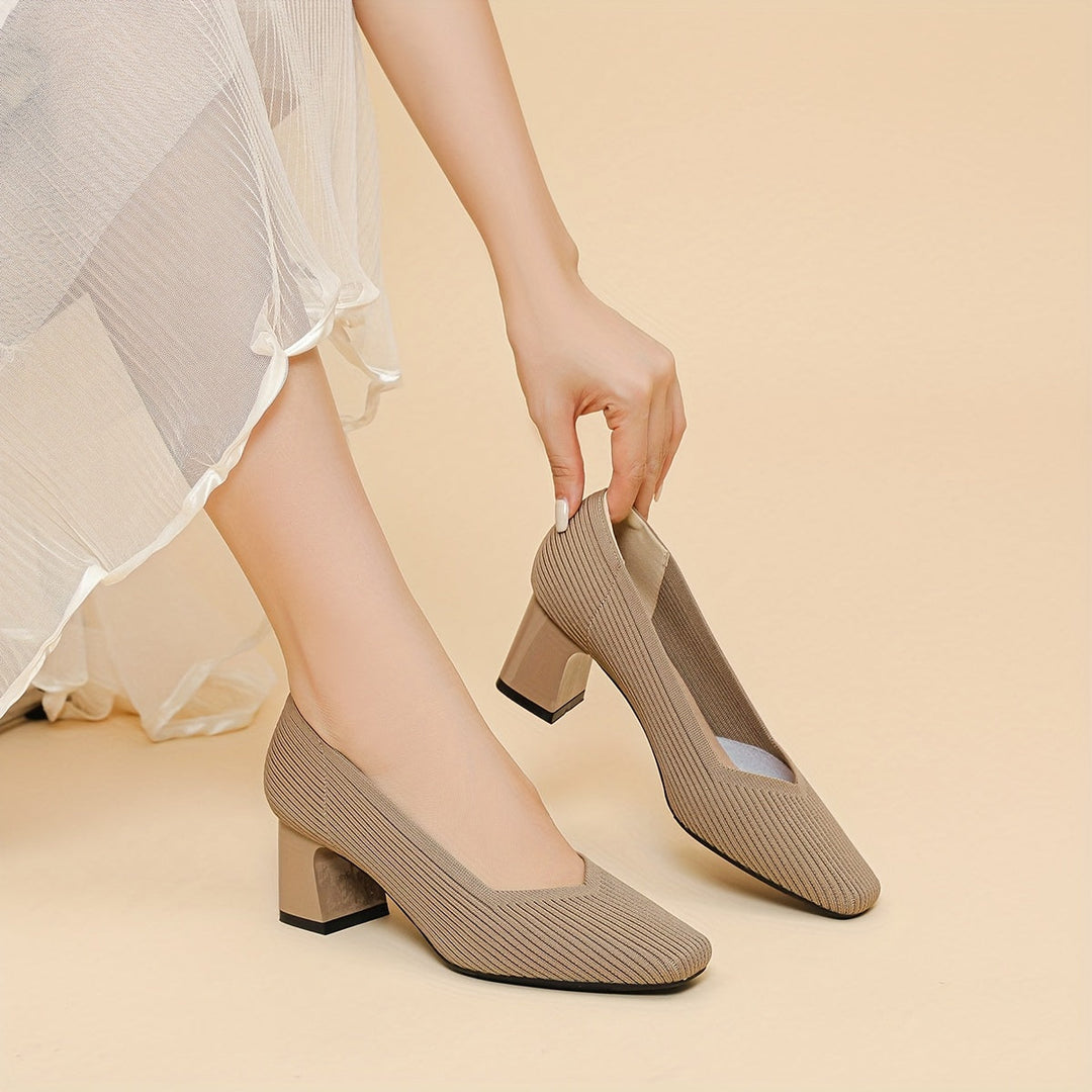 Marie™ – Comfortabele pumps met stabiele hak voor pijnloze ondersteuning
