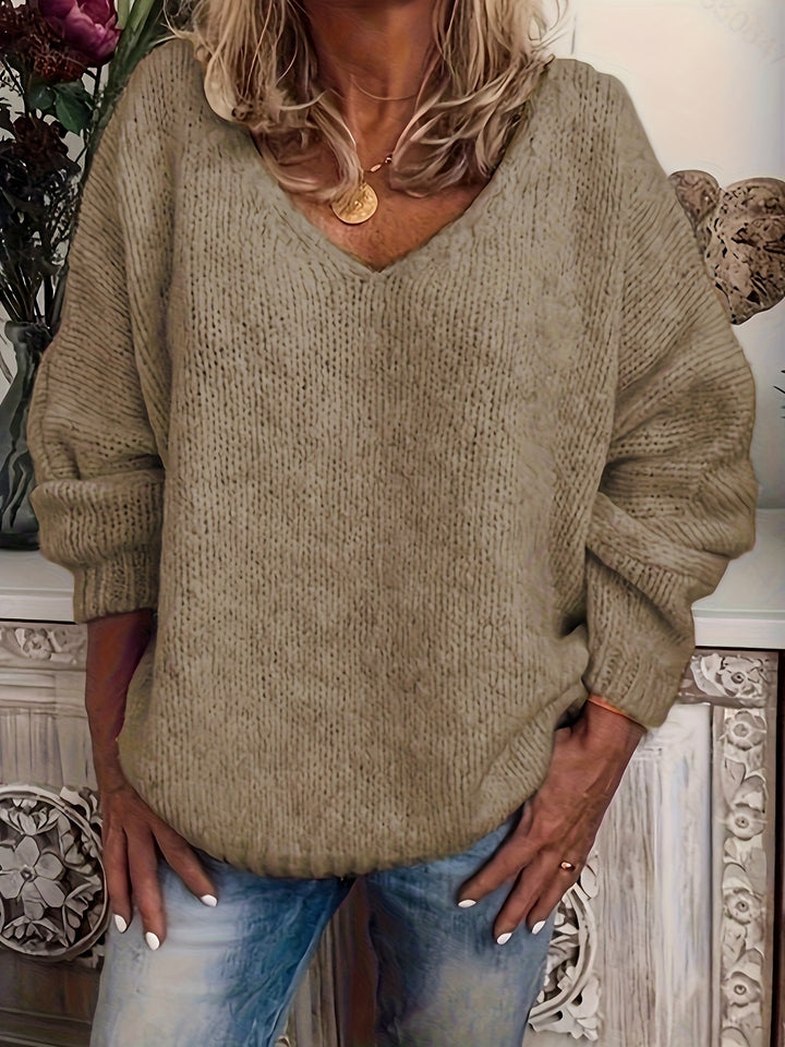 Christel | Casual V-Hals Herfst Trui
