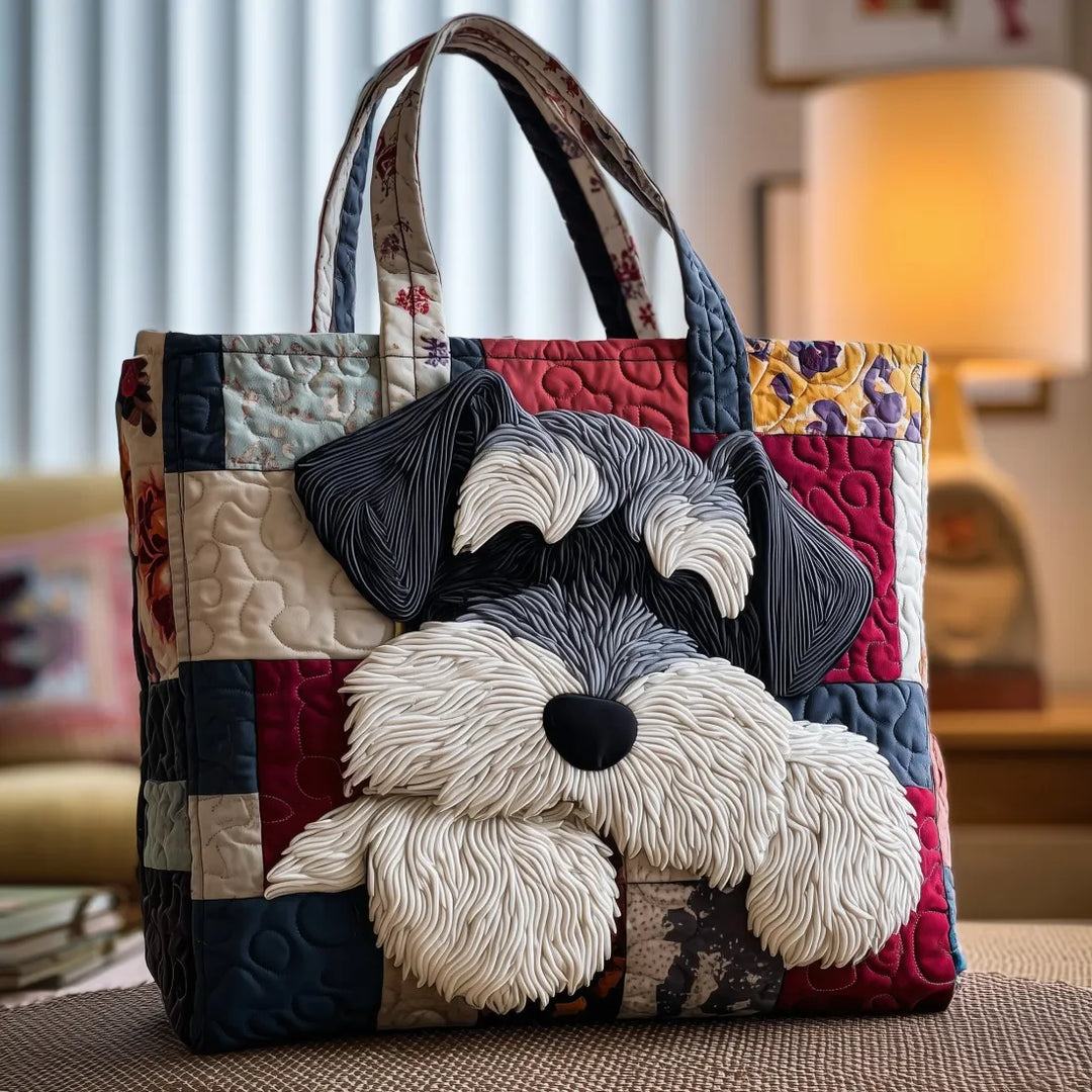 Handgemaakte Tas met Schnauzer