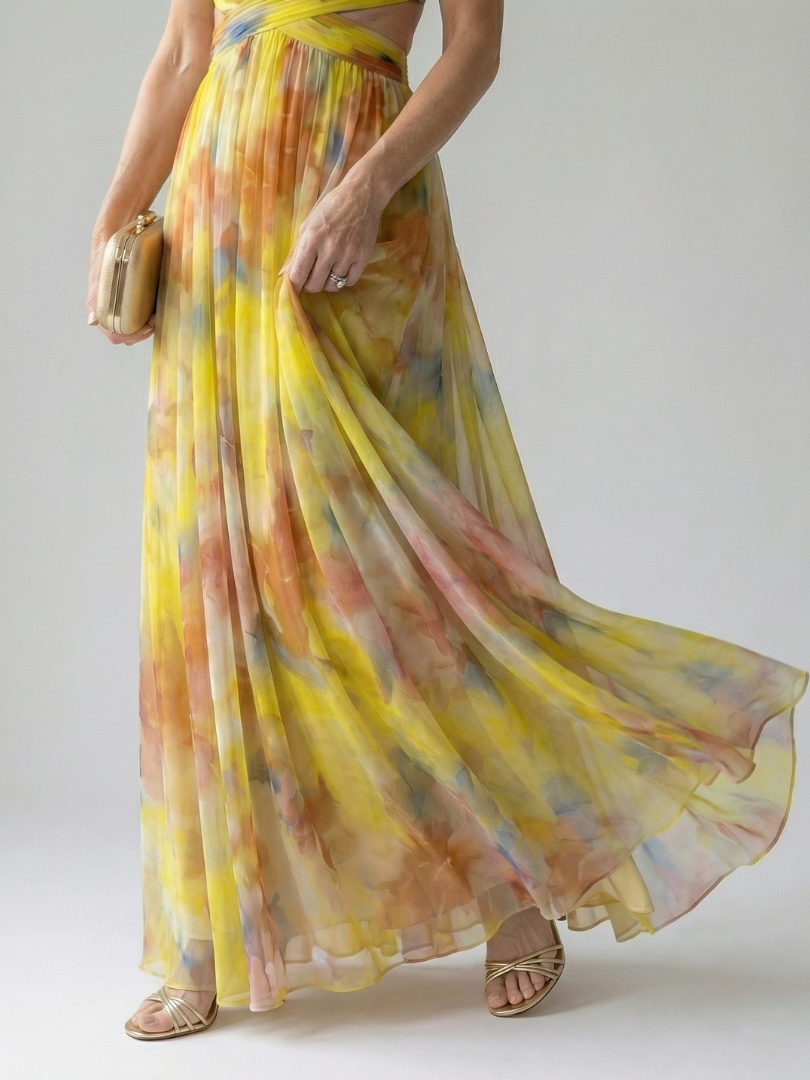 Isel | Zachte Wikkel Maxi Jurk