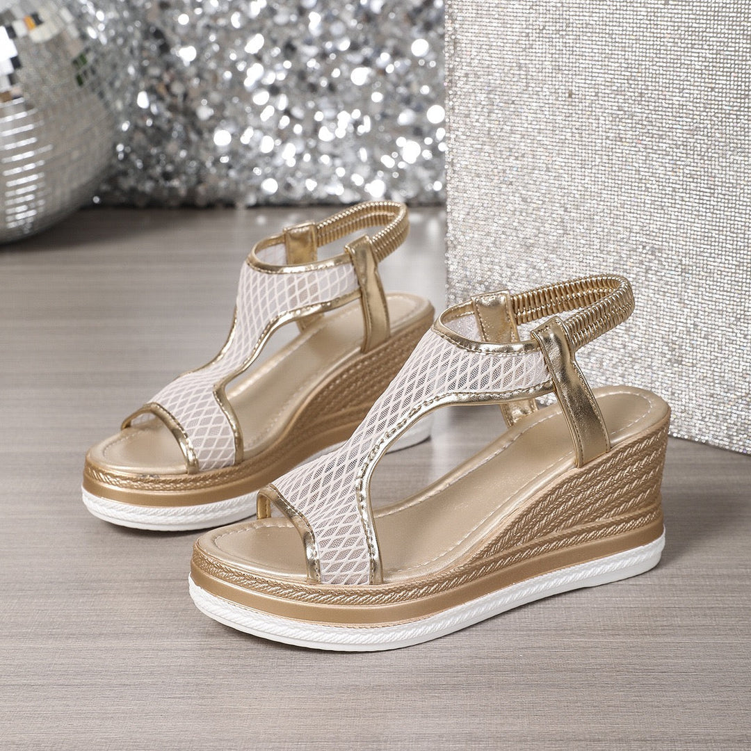 Émiline | Sandalen met Sleehak