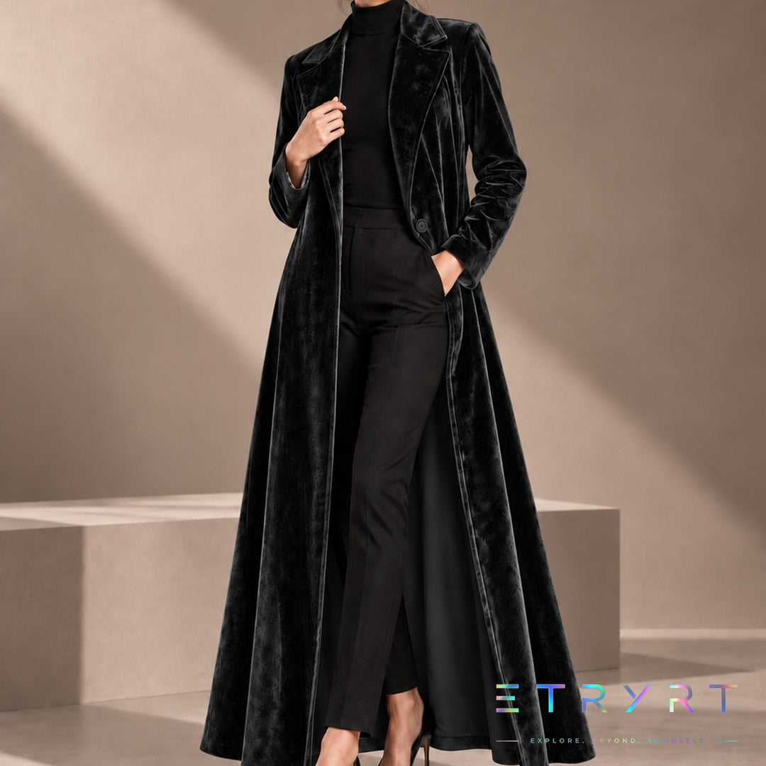 Béatrice | Lange open velvetjas