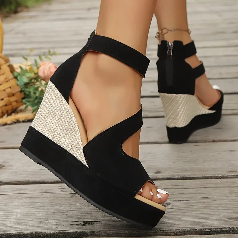 Calystène | Comfortabele Sleehak Sandalen
