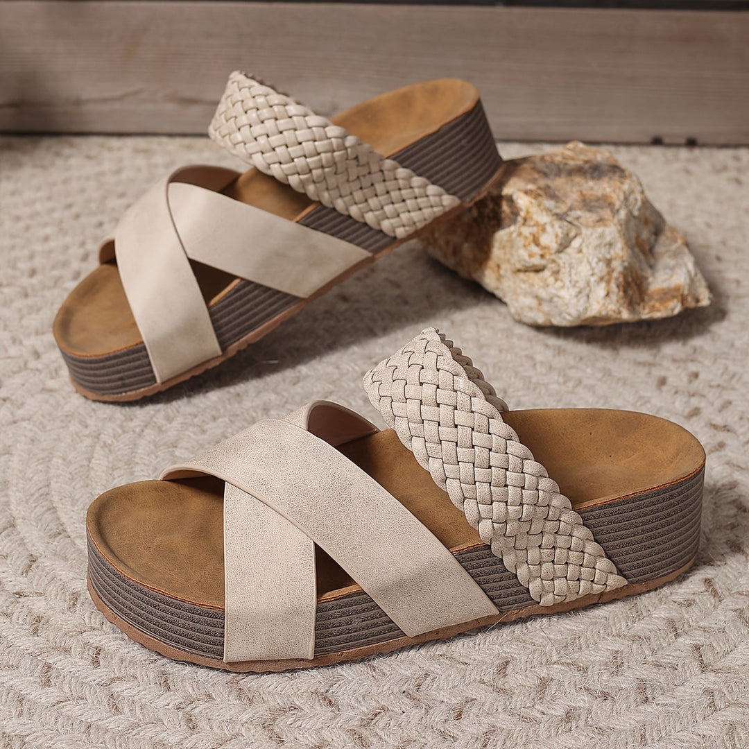 DELACROIX | Elegante Gevlochten Sandalen Valérie