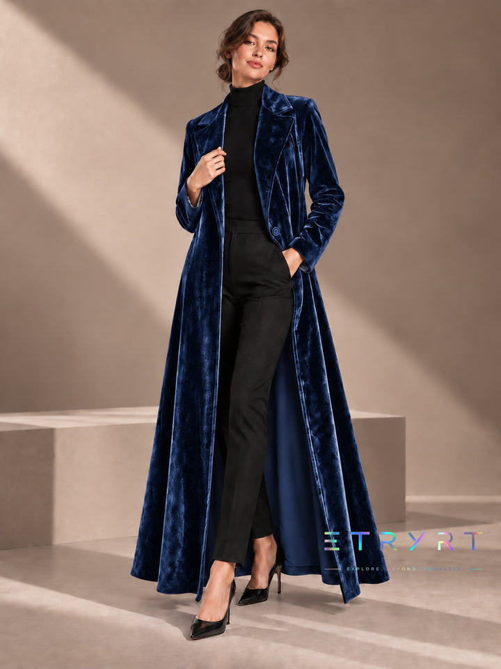 Béatrice | Lange open velvetjas