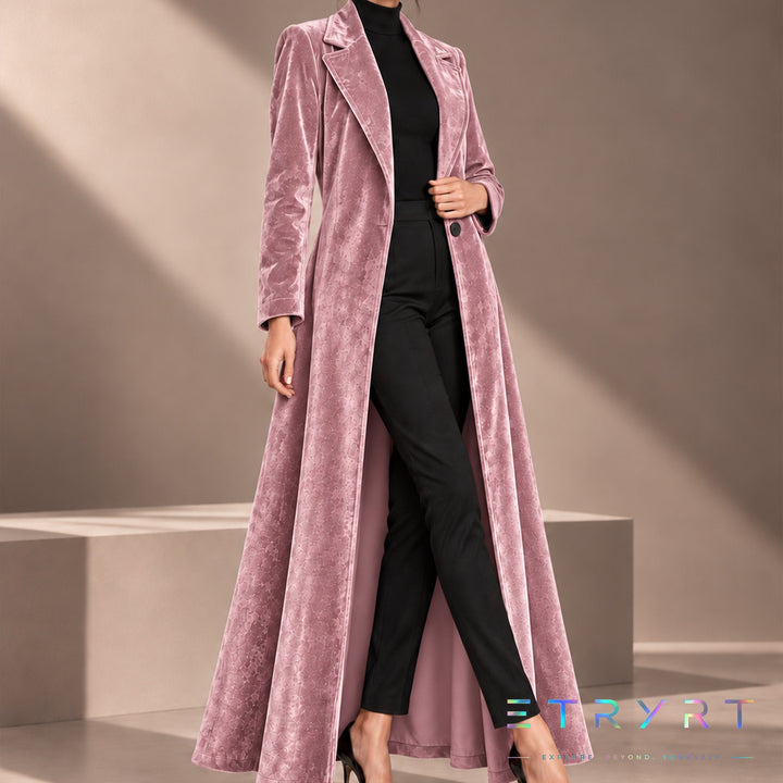 Béatrice | Lange open velvetjas