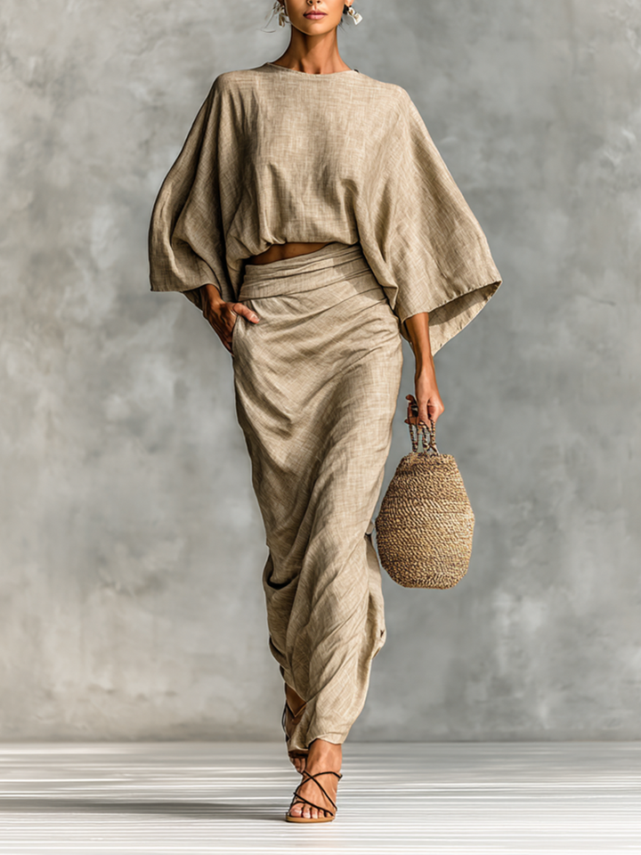 Paule | Set Rok met Lange Mouwen
