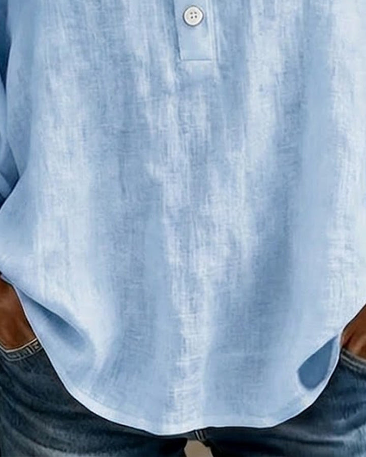 Blouse van Kant met Vierkante Hals en Puffmouwen