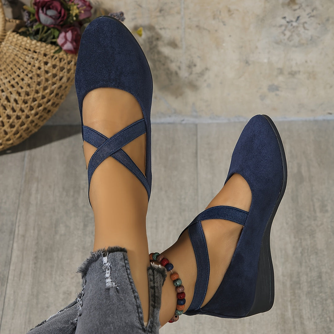 Élise® – Ballerina's met gekruiste banden voor verfijnd comfort