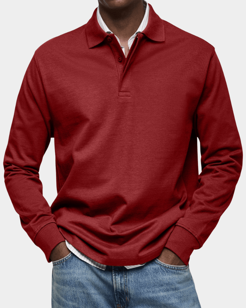 Comfortabele herfst polo