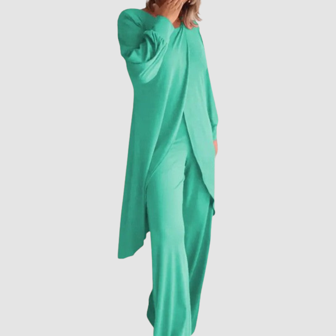 Laine™ Elegante 2-Piece Set | Langtop en Comfortabele Broek