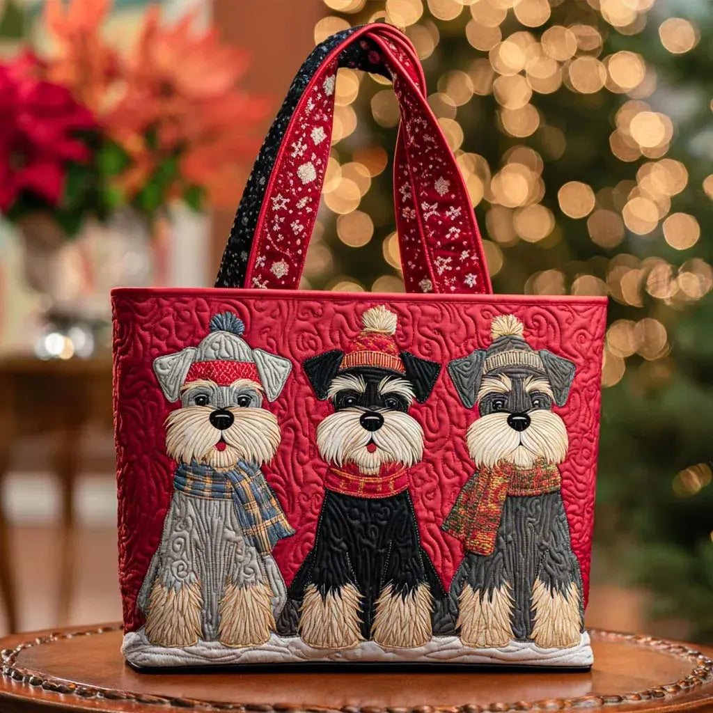 Handgemaakte Tas met Schnauzer