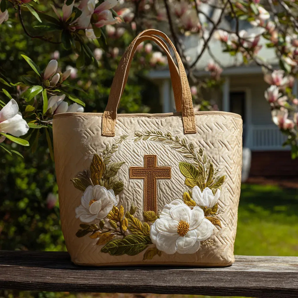 Ambachtelijke Tas met Heilige Kruis