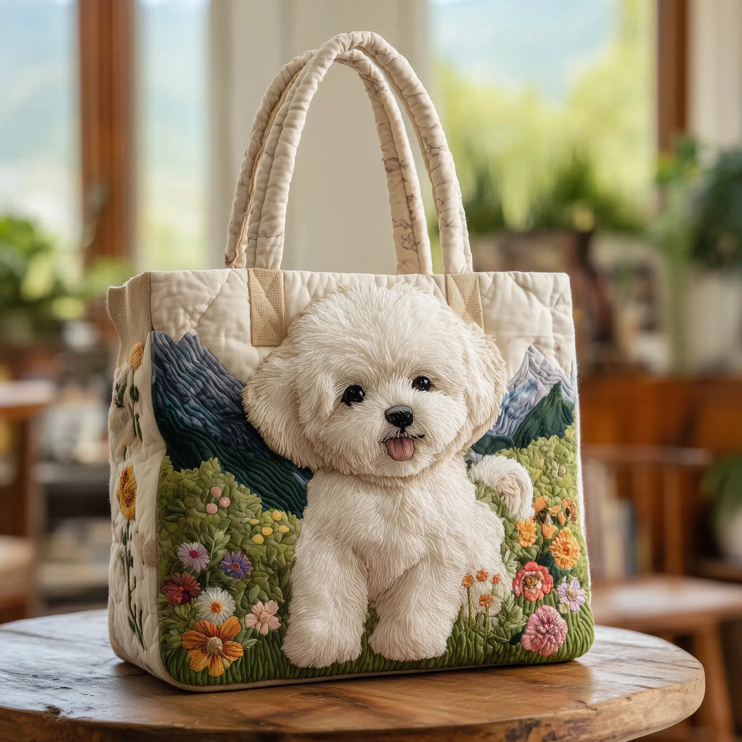 Handgemaakte Matelassé Tas voor Honden