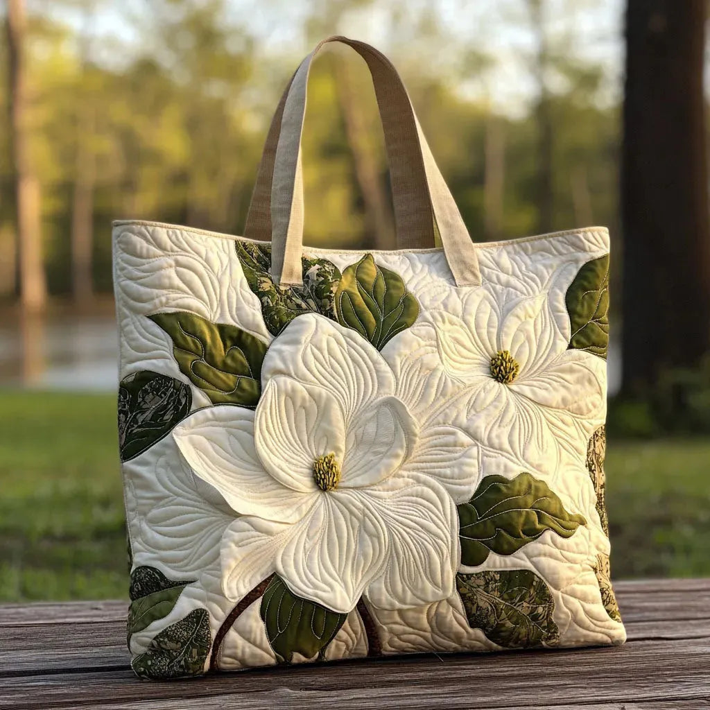 Elegante Gequilt Tas met Bloemmotief