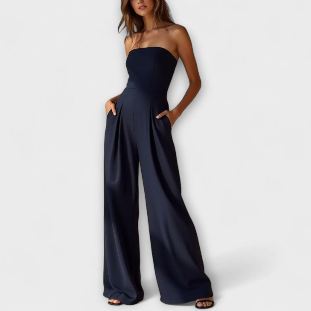 Kiora  | Elegante Strapless Jumpsuit