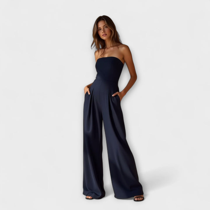 Kiora  | Elegante Strapless Jumpsuit