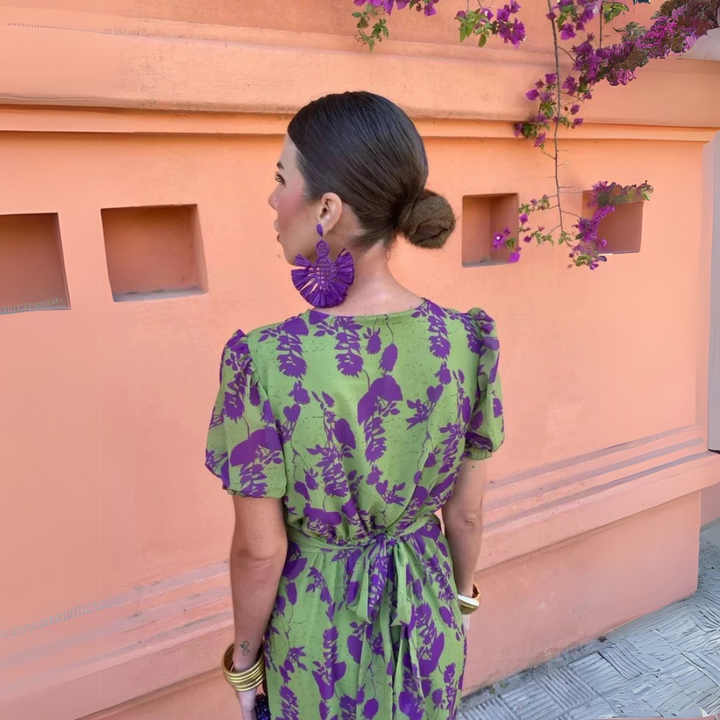 Elegante Midi Bloemenjurk