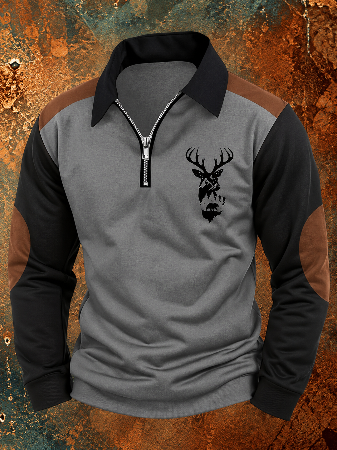 Outdoor Herfstshirt Met Lange Mouwen