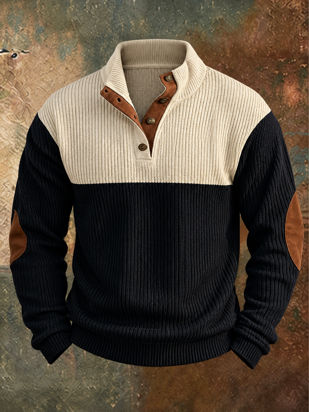 Pullover Herfst Trui met Knopen