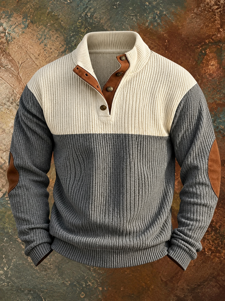 Pullover Herfst Trui met Knopen