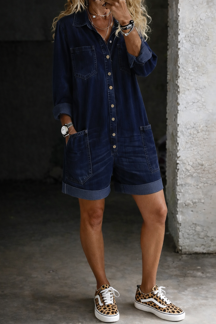 Nora | Casual korte overall