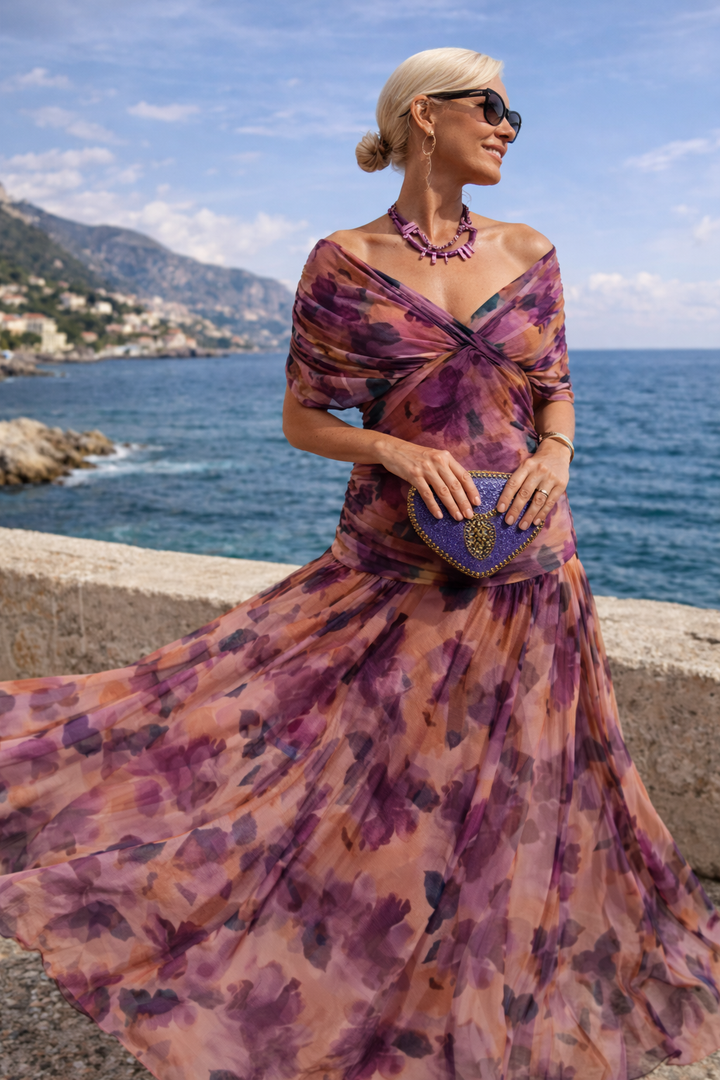 Elegante Maxi Feestjurk met V-hals