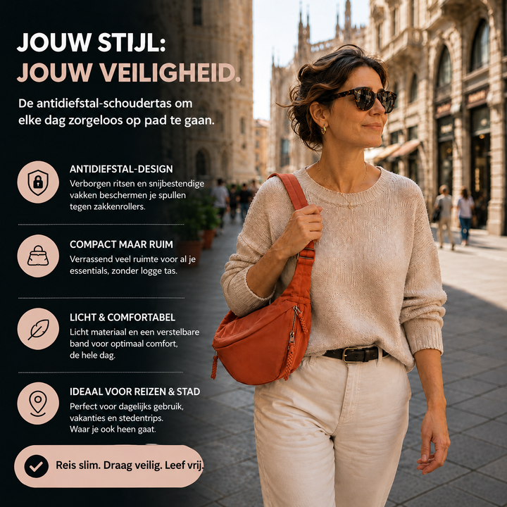 Gioia | Oranje Schoudertas