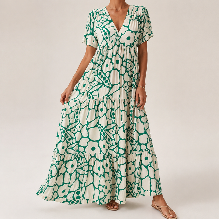 Clara | Elegante Boheemse Lange Jurk Clara
