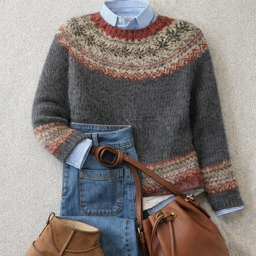 Aria | Nordic Jacquard Trui