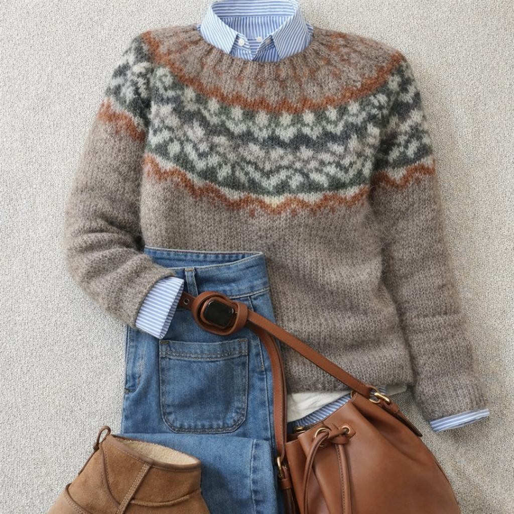 Aria | Nordic Jacquard Trui