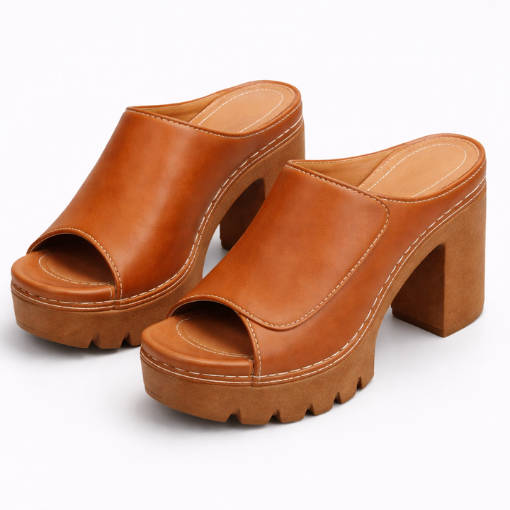 Orélianne | Mules Hiel Stabiel Comfort